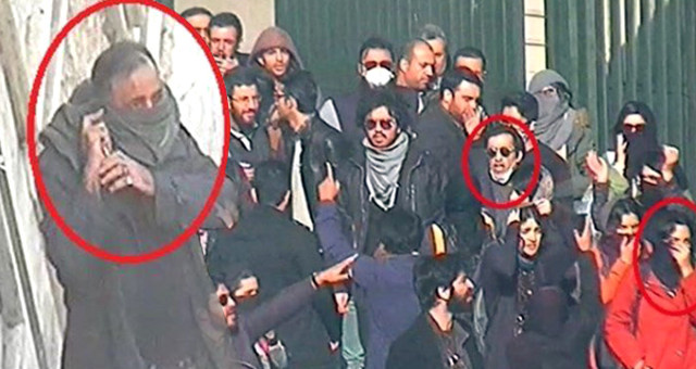 İran'daki eylemlerde dikkat çekti! Bakın kim çıktılar