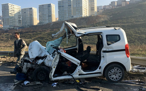 Başakşehir'de trafik kazası: 1 ölü, 4 yaralı