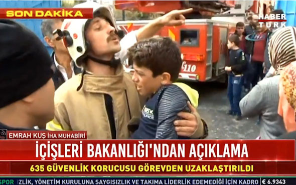 İstanbul'da okulda yangın paniği