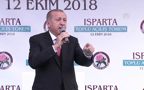 Erdoğan: Isparta'da 100 kilo altın 5 milyon dolar bulundu