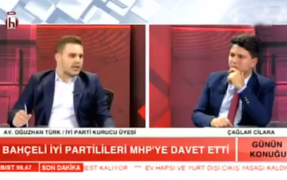 Canlı yayında İYİ Parti'den istifa edip MHP'ye geçti! 