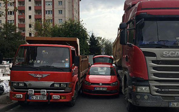 Beşiktaş’taki kazada şoka giren sürücü bagajdan kaçırıldı