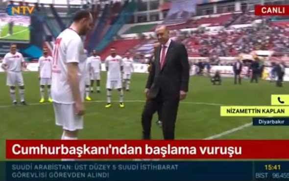 Cumhurbaşkanı Erdoğan'dan başlama vuruşu!