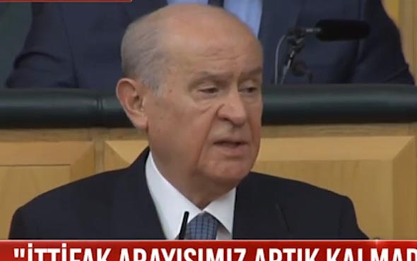 MHP- AK Parti ittifakı bitti Devlet Bahçeli şoke eden kararını duyurdu