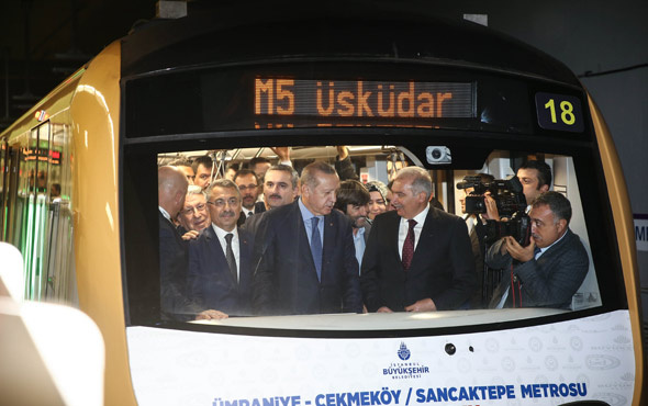 Üsküdar Çekmeköy metro hattı ilk günde 170 bin 612 yolcu taşıdı