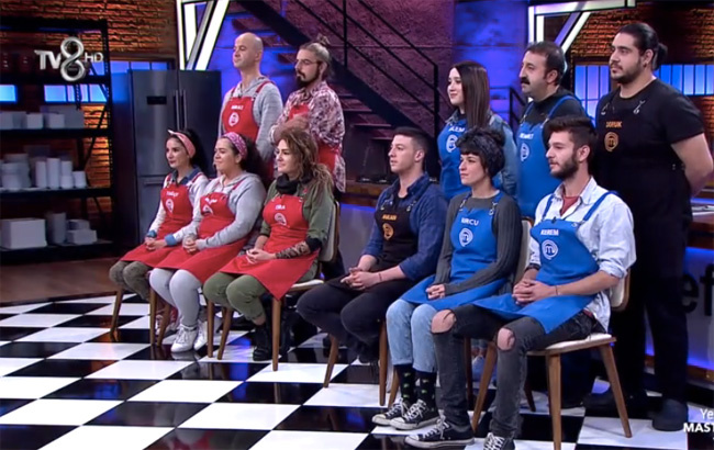 TV8 yarışması Masterchef fena karıştı Murat olay çıkardı Esra terketti