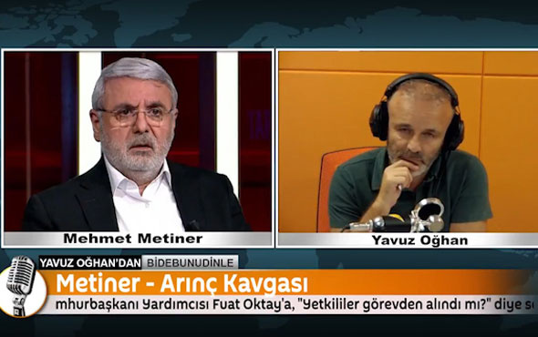 Mehmet Metiner'den Mücahit Arınç'a: Yalan söylemek babasından miras olabilir