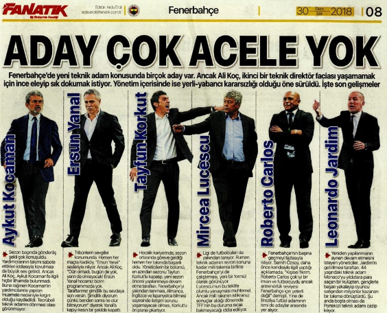 Efsane ikili geliyor! İşte Fener'in hoca adayları