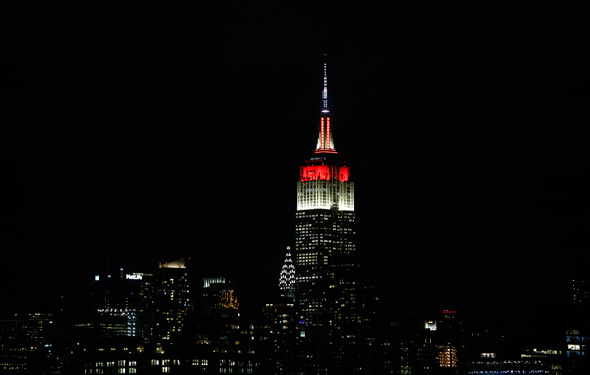 New York’ta Cumhuriyet coşkusu Empire State kırmızı-beyaz