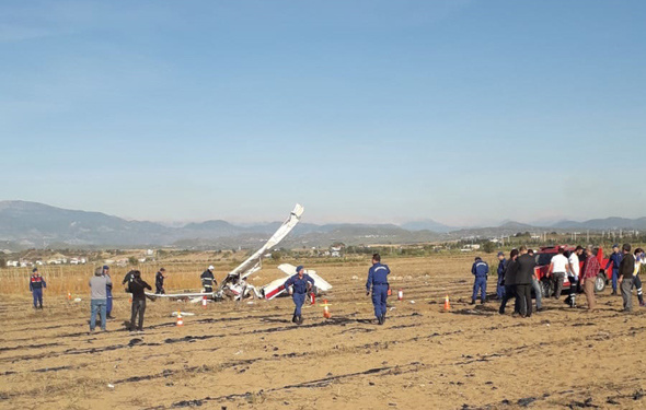 Antalya'da uçak kazası! Kurtarma ekipleri bölgeye gitti