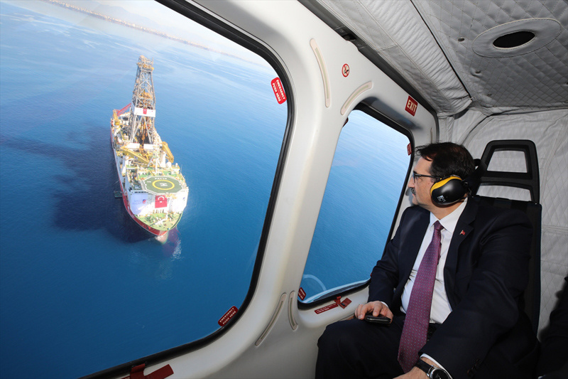 Milli sondaj gemisi Fatih Akdeniz'deki ilk sondaj için yola çıktı