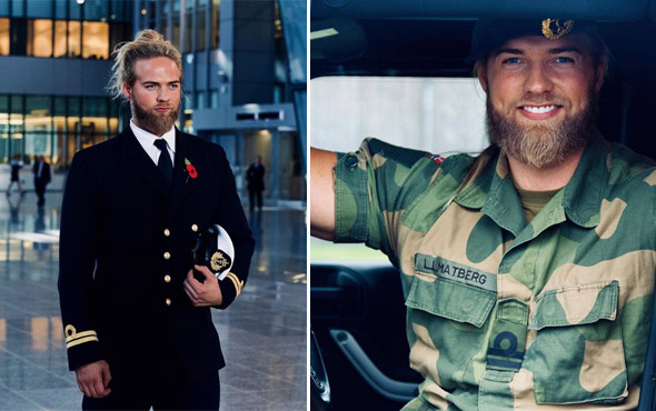 NATO'nun sembol yüzü seçilen Norveçli Teğmen sosyal medyayı salladı!