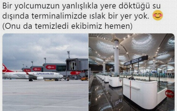 'İstanbul Havalimanı'nı su bastı' diyenlere İGA'dan esprili cevap!