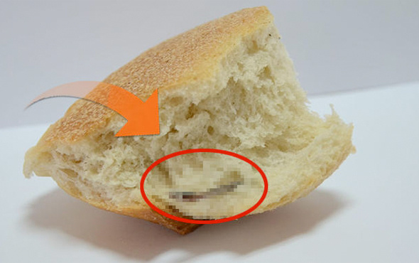 Ekmeğin içinden çıkan şey şoke etti