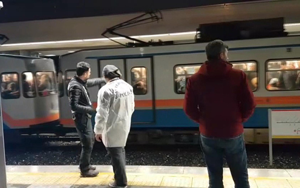 Kadın yolcu raylara atladı: Metro seferleri durduruldu!