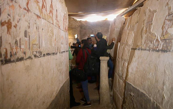 Mısır'da hamile bir kadına ait 3 bin 700 yıllık mezar bulundu