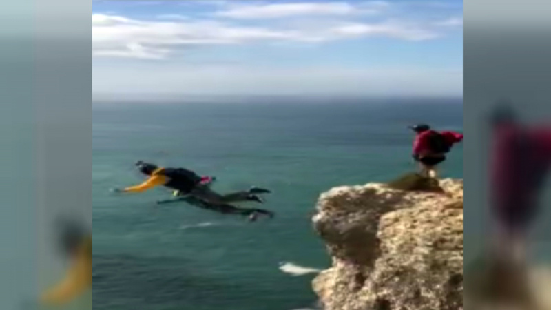 Paraşütü açılmayan turist 90 metreden böyle yere çakıldı