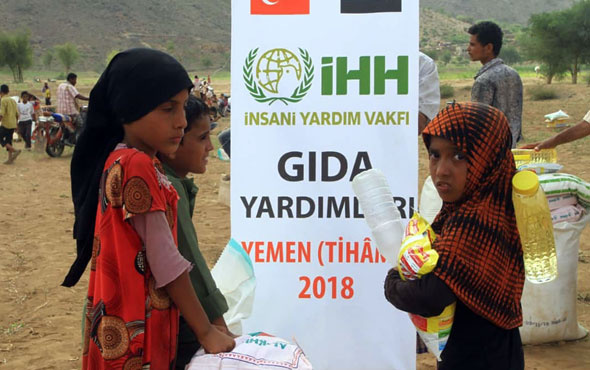 İHH İnsani Yardım Vakfı Acil Yardım Çalışmaları'nda 13 bin 255 Yemenliye gıda kolisi ulaştırdı