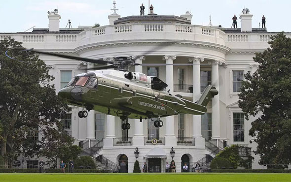 Trump kendine yeni helikopter aldırdı Beyaz Saray'ı tarumar etti