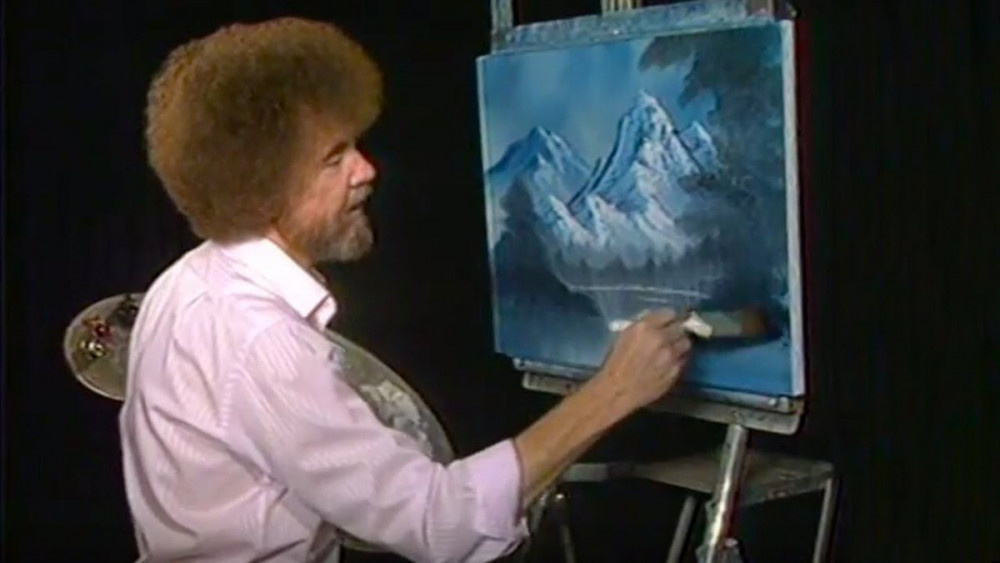 Ressam Bob Ross'un sırrı ortaya çıktı! Kuaföre gitmemek için...