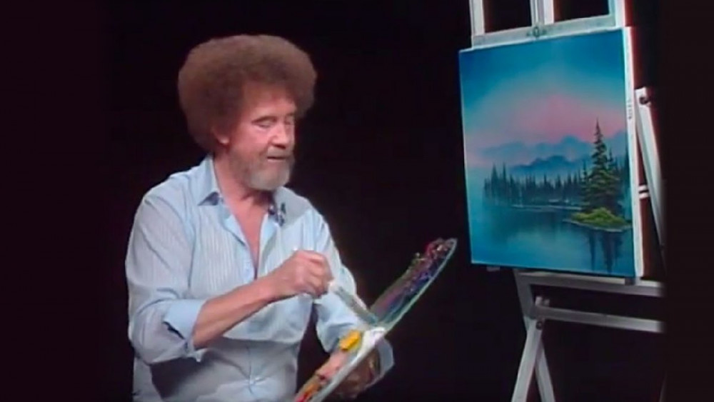 Ressam Bob Ross'un sırrı ortaya çıktı! Kuaföre gitmemek için...