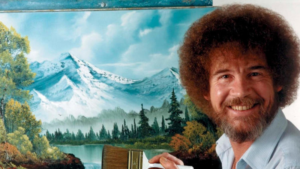 Ressam Bob Ross'un sırrı ortaya çıktı! Kuaföre gitmemek için...