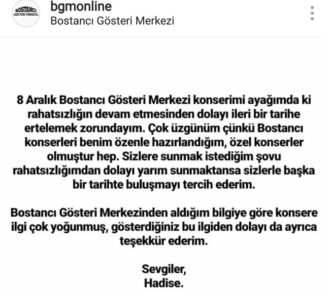 O Ses Türkiye jürisi Hadise konserini neden iptal etti hastalığı ne