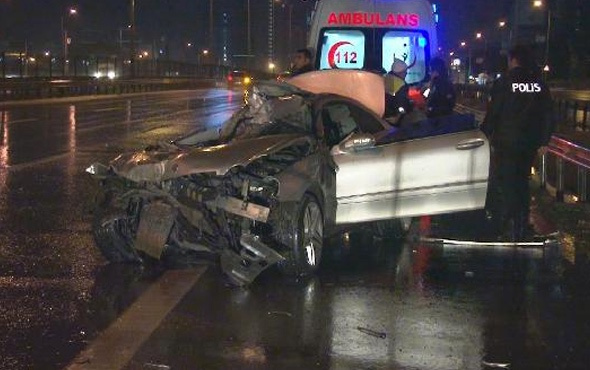 Kartal'da trafik kazası: 1 ağır yaralı