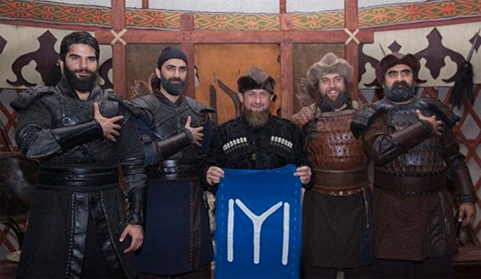 Diriliş Ertuğrul setinde bir lider Kadirov'un Engin Altan Düzyatan üzüntüsü