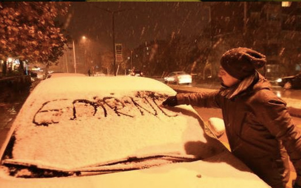 Edirne hava durumu haritalı tahmin kar yağışı sürecek mi? 
