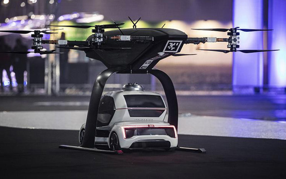 Airbus ve Audi ortak drone araba projesini tanıttı