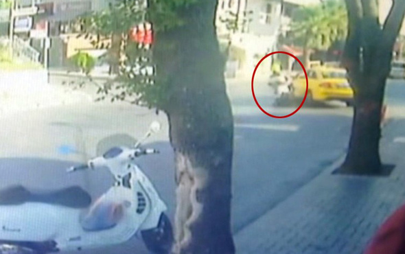 İstanbul'da feci kaza kameralara böyle yansıdı