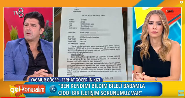 Yağmur Göçer Tv8'e bağlandı babası Ferhat Göçer'e ateş püskürdü! 