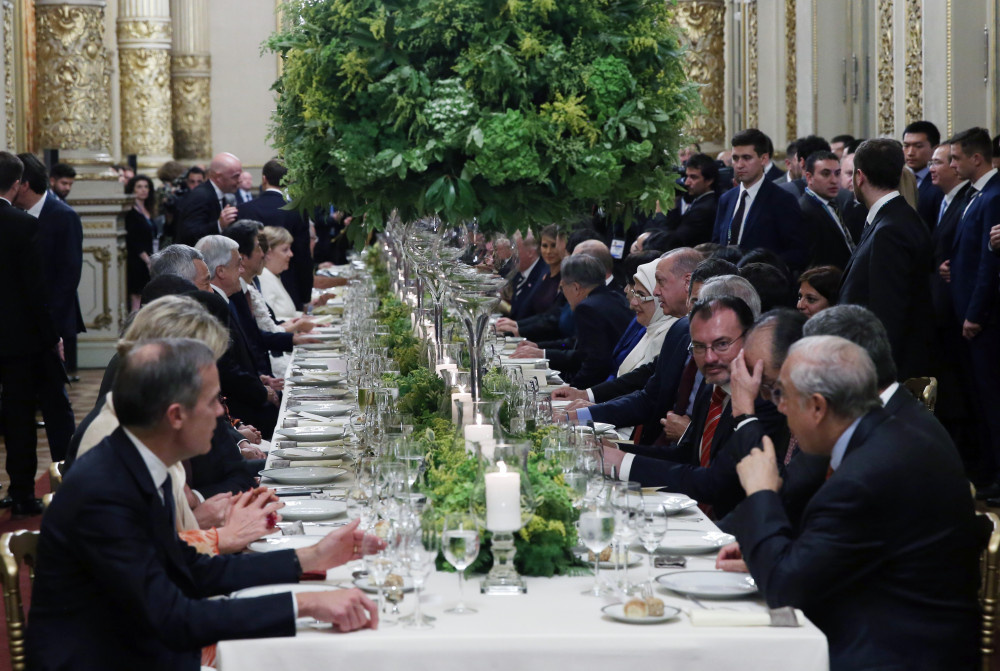 G20 liderleri yemekte buluştu! Erdoğan’a özel helal menü hazırlandı