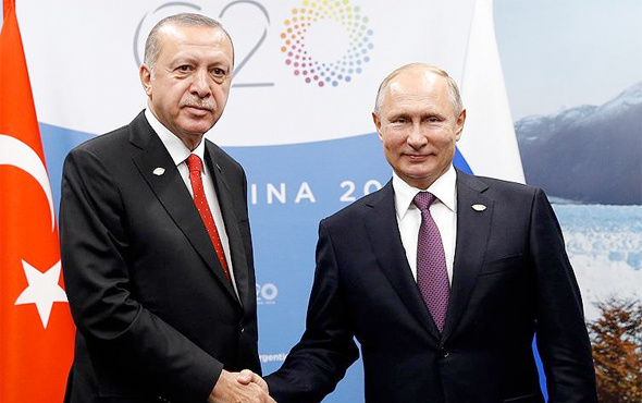 Cumhurbaşkanı Erdoğan Putin ile görüştü