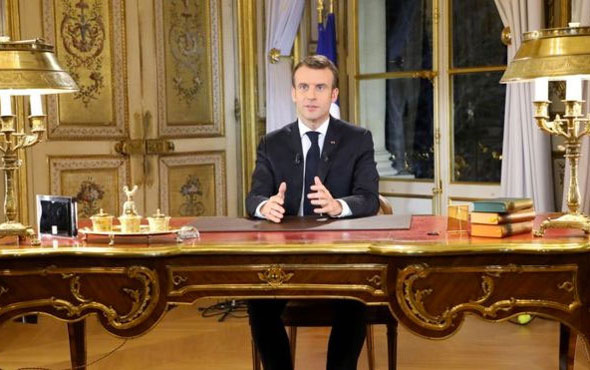 Macron 'Sarı Yelekliler'i böyle kandırmış! 'Altın Oda'dan 'fakir' mesajı 