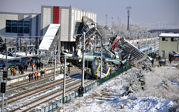 Ankara'da hızlı tren kazası: 9 kişi hayatını kaybetti
