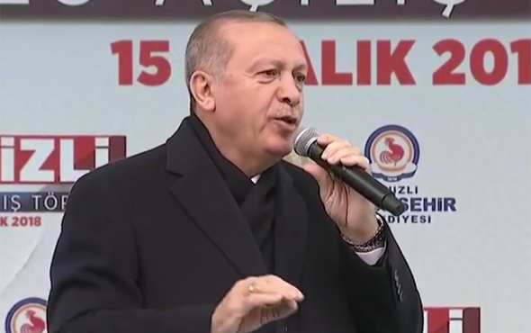 Erdoğan'dan sert tepki: Ahlaksıza bak! Bu ne terbiyesizliktir