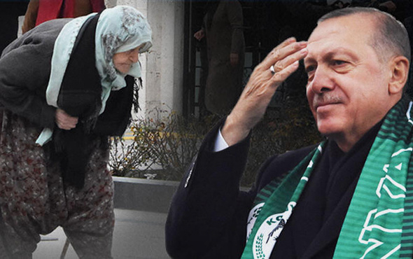 Erdoğan, 100 yaşındaki Müzeyyen Nine'nin isteğini kırmadı