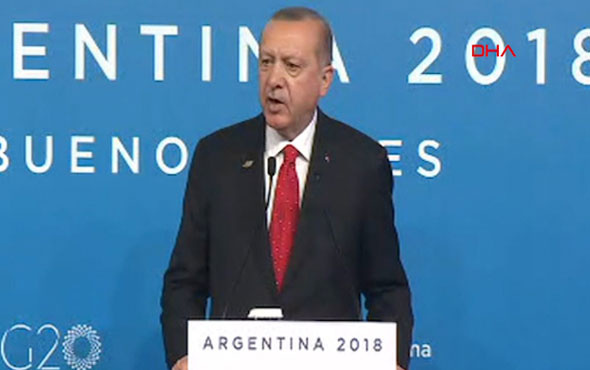 Erdoğan'dan G-20 sonrası önemli açıklamalar