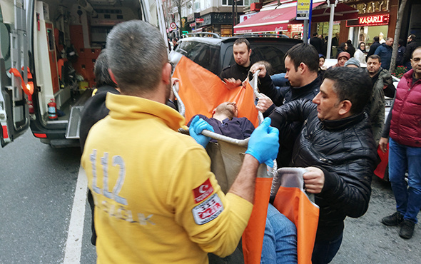 Şişli'de hareketli dakikalar: Kaçıp bir restorana sığındı!