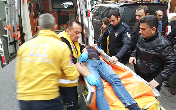 Şişli'de hareketli dakikalar: Kaçıp bir restorana sığındı!