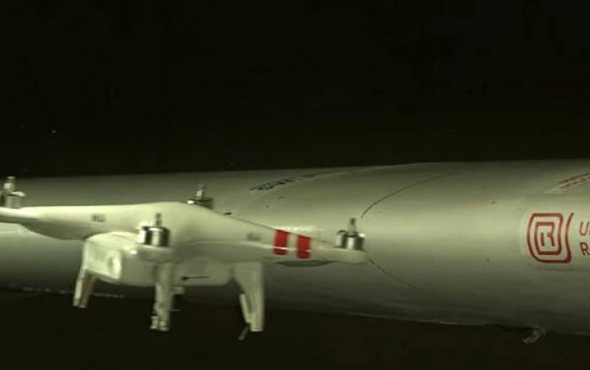  Drone ile uçak kanadının çarpışmasını test edildi sonuç ise şaşırtıcı