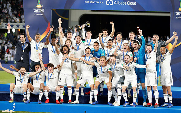  Kulüpler Dünya Kupası şampiyonu Real Madrid