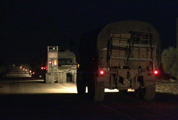 Kilis’ten Suriye sınırına  tank sevkiyatı yapıldı