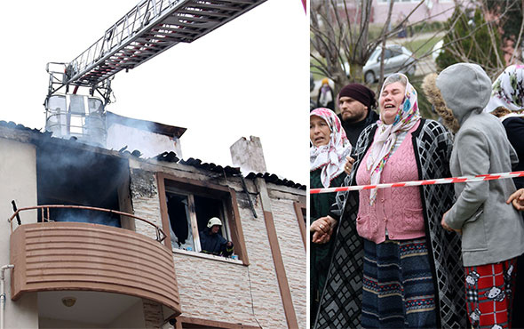 Yalova'da 4 daire küle döndü! Gözyaşları sel oldu