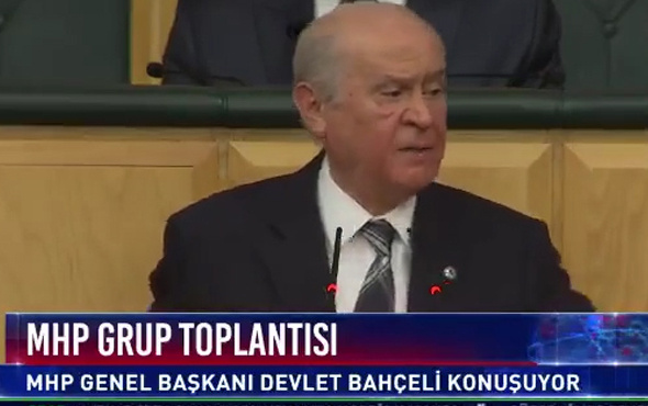 MHP Lideri Devlet Bahçeli 'Çözüm süreci yok Kandile gidin'