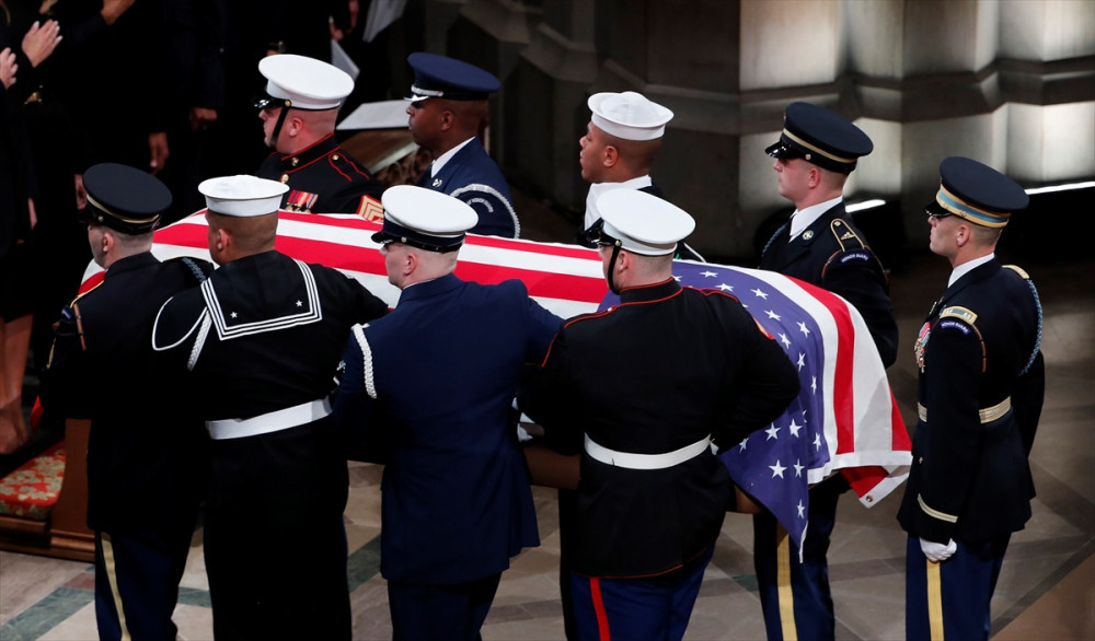 ABD, baba Bush’a törenle veda ediyor