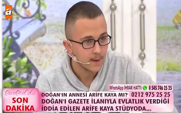 Esra Erol'da Doğan'ın annesi Arife Kaya mı?