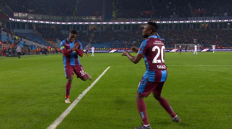 Trabzonspor fırtınası 2. yarı esti